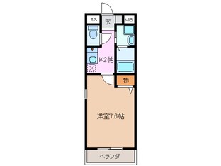 富田浜駅 徒歩5分 2階の物件間取画像